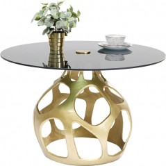 Table Volcano Gold Ø120cm